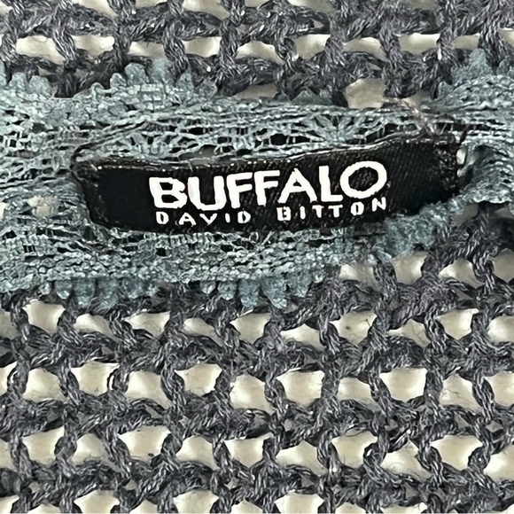 BUFFALO DAVID BITTON BEATRIU CROCHET COLD SHOULDER‎ SWEATER - Picture 11 of 15